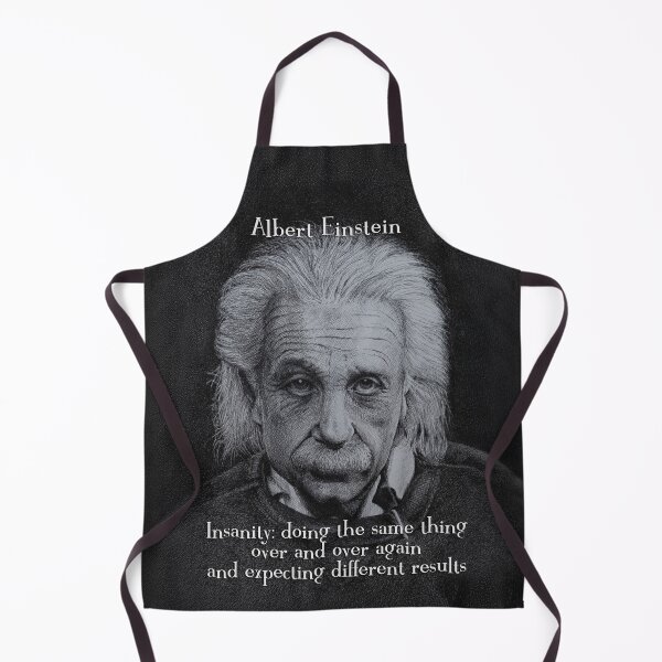 Item preview, Albert Einstein portrait in black and white with quote designed and sold by blindphotog.
