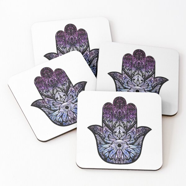 Item preview, Cosmic Hamsa - Black Outline Version designed and sold by SilverFantasy.