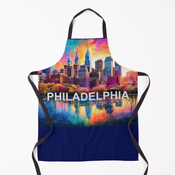 Item preview, Vibrant Philadelphia Skyline Urban Graffiti Art designed and sold by Phat Dog Designs .