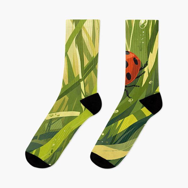 Item preview,   Macro Ladybug on green grass designed and sold by IreneRuya.