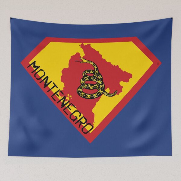 Item preview, MONTENEGRO SHIELD - Freedom Is The Superpower -  Gadsden Snake Flag - Dont Tread On Me SUPERHERO spellout design designed and sold by pelagio.