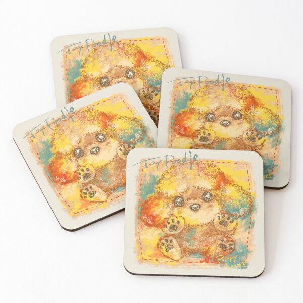 Item preview, Toy poodle graffiti designed and sold by Toru Sanogawa.