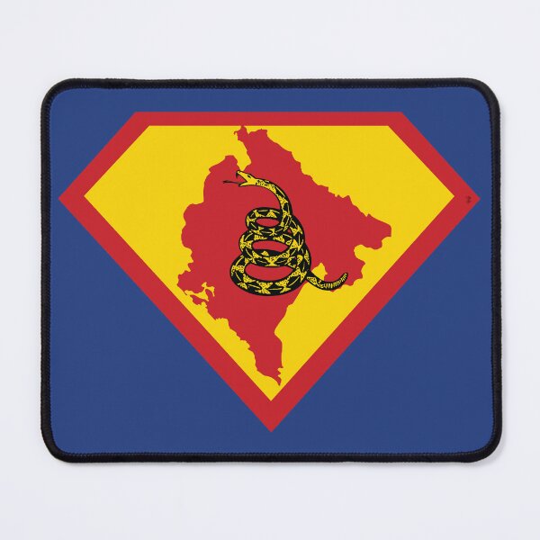 Item preview, MONTENEGRO SHIELD - Freedom Is The Superpower - Gadsden Snake Flag - Dont Tread On Me SUPERHERO design designed and sold by pelagio.