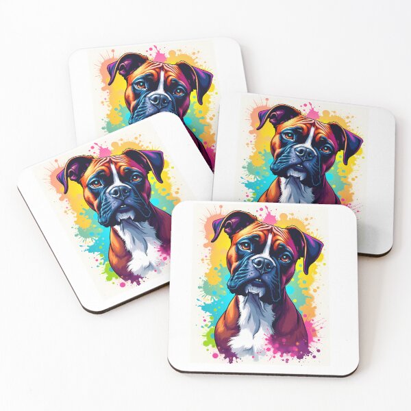 Item preview, Street Art Boxer Dog designed and sold by DesignsDominus.