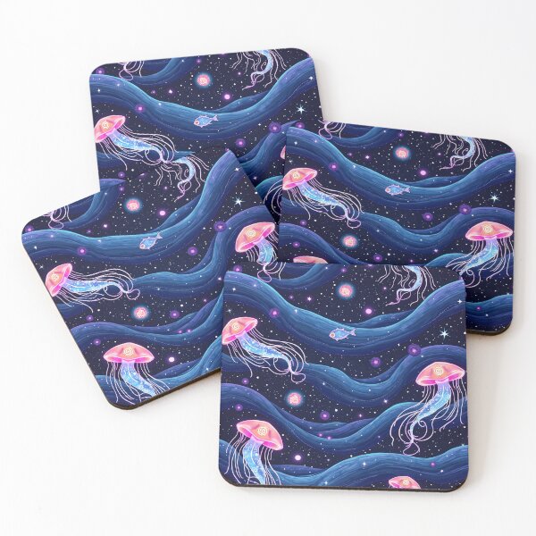 Item preview, Cosmic jellyfish in the vast ocean designed and sold by JonelleTshirts.