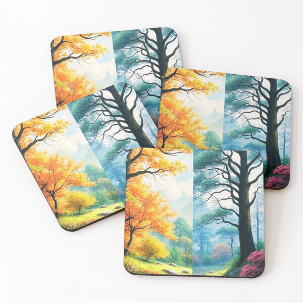 Item preview, Fangorn Forest,Old Forest.Spring and Autumn tree Poster . designed and sold by ciyou.