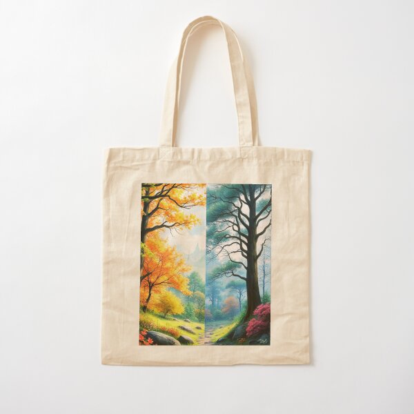 Aperçu de l'œuvre Forêt de Fangorn, vieille forêt. Affiche d'arbres de printemps et d'automne. créée et vendue par ciyou.