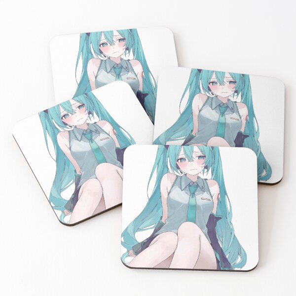 Item preview, Adorably embarrassed Hatsune Miku designed and sold by xVicksx.