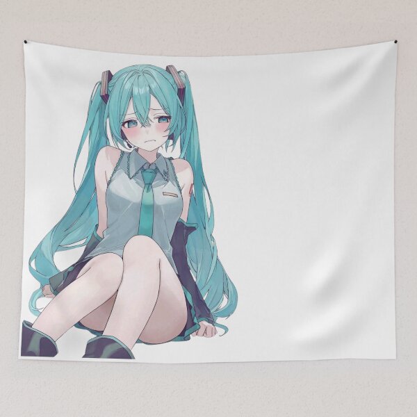 Item preview, Adorably embarrassed Hatsune Miku designed and sold by xVicksx.