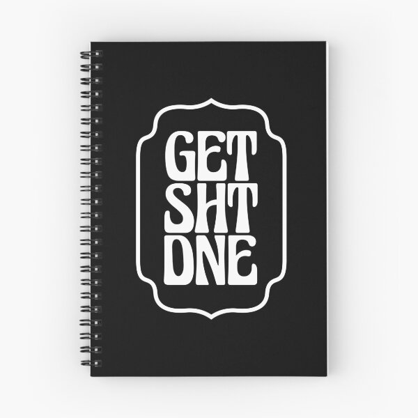 Item preview, Get Shit Done - Funny Retro Design designed and sold by Bleak Shirt.