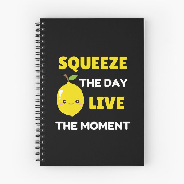 Item preview, Squeeze The Day Live The Moment Happy Kawaii Lemon Anime designed and sold by StudioTina.