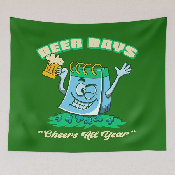Item preview, Lucky Drunk Calendar – Irish Beer Celebration designed and sold by ImaginarStore.