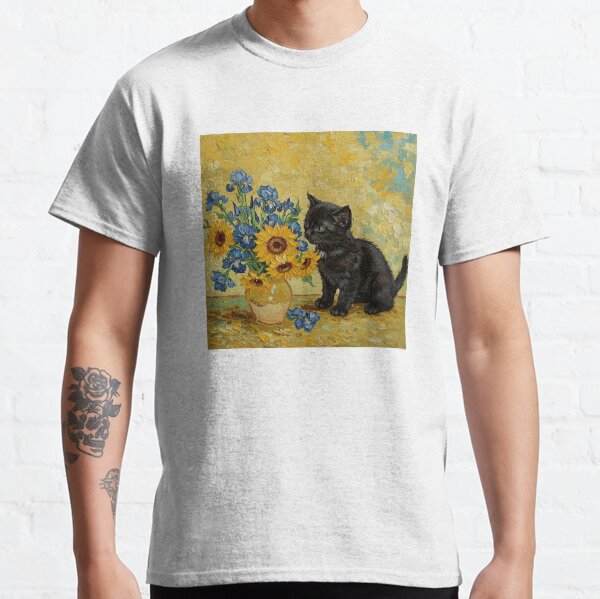 Item preview, The Curious Cat and the Blossoms designed and sold by nekoartgalerie.
