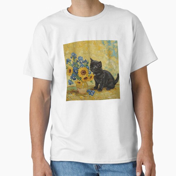 Artikel-Vorschau von Die neugierige Katze und die Blüten, designt und verkauft von nekoartgalerie.