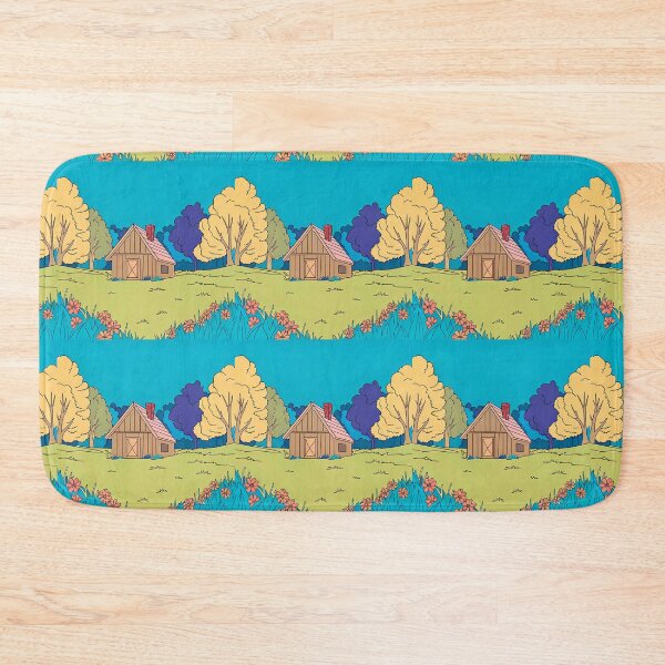 Item preview, Colors Cabins Serene Landscape Nature Woodhouse Rural Forest designed and sold by ART ATTACK ZONE.