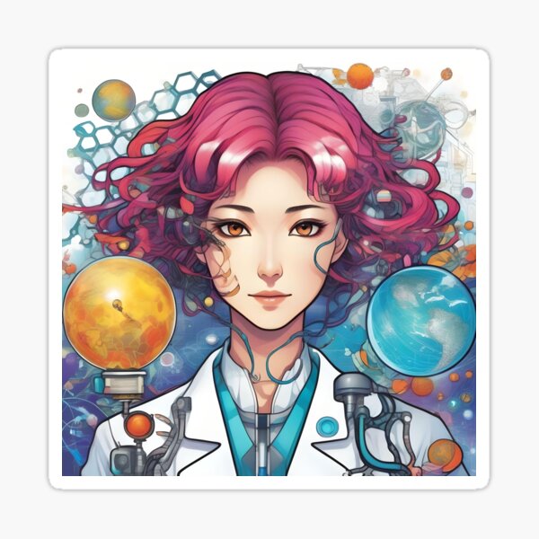 Item preview, Female scientist designed and sold by MarenyCia.