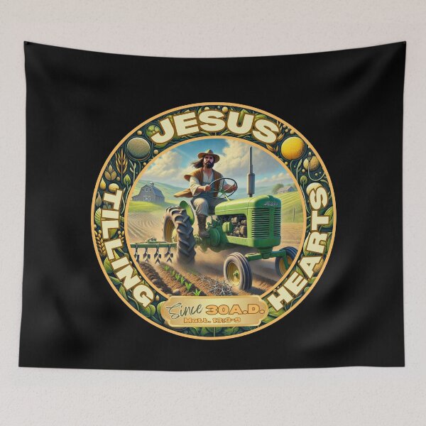 Item preview, Deere Jesus designed and sold by Anchored-Arts.