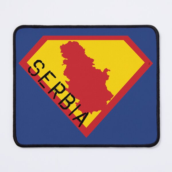 Item preview, SUPER SERBIA SHIELD - Freedom Is The Superpower - SUPERHERO spellout design designed and sold by pelagio.