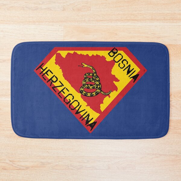Item preview, BOSNIA AND HERZEGOVINA SHIELD - Freedom Is The Superpower -  Gadsden Snake Flag - Dont Tread On Me SUPERHERO spellout design designed and sold by pelagio.