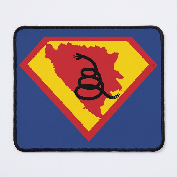 Item preview, BOSNIA AND HERZEGOVINA SHIELD - Freedom Is The Superpower - Modern Gadsden Snake Flag - Dont Tread On Me SUPERHERO design designed and sold by pelagio.