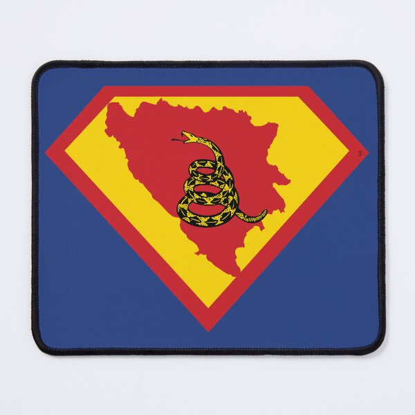 Item preview, BOSNIA AND HERZEGOVINA SHIELD - Freedom Is The Superpower - Gadsden Snake Flag - Dont Tread On Me SUPERHERO design designed and sold by pelagio.