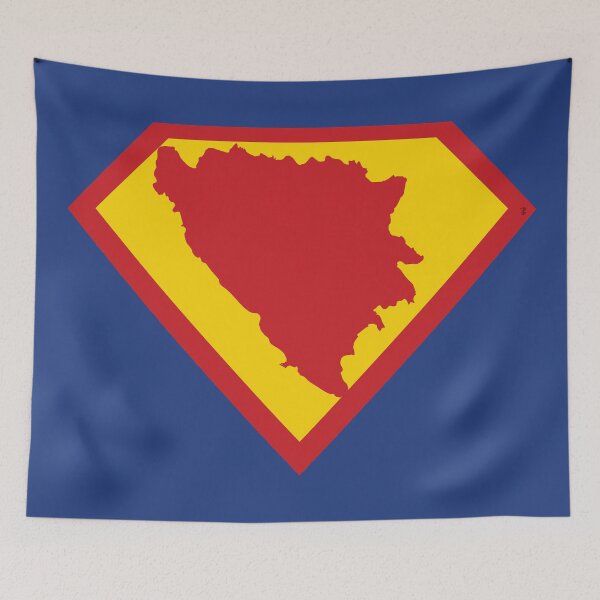 Item preview, SUPER BOSNIA AND HERZEGOVINA SHIELD - Freedom Is The Superpower -  Gadsden Snake Flag - Dont Tread On Me SUPERHERO  design designed and sold by pelagio.