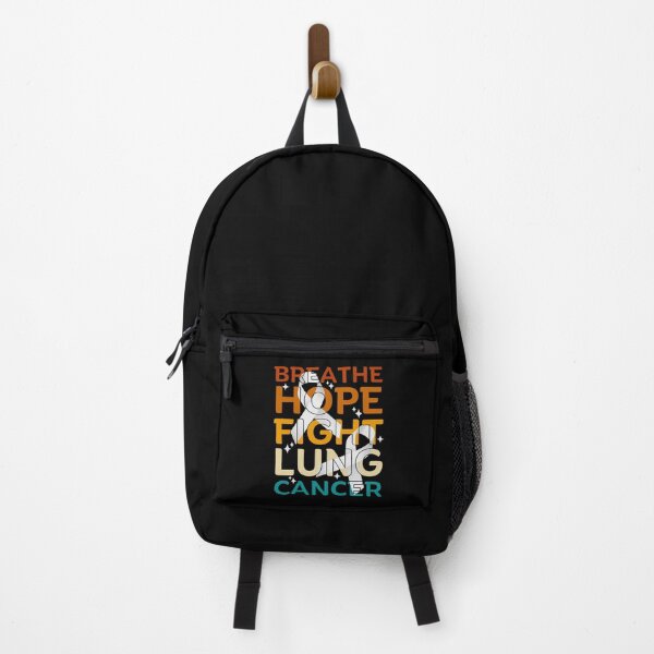 Item preview, Breathe Hope Fight Lung Cancer Retro Vintage Cute Stars designed and sold by Guess4best.
