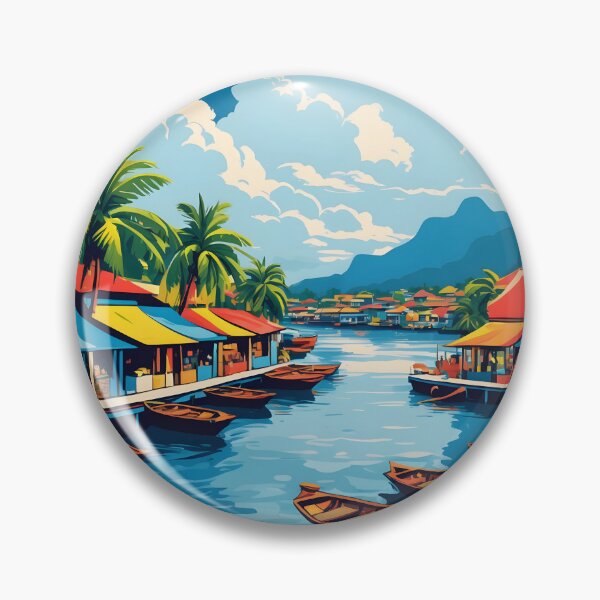 Item preview, Dumai Indonesia Vintage Viajes Turismo designed and sold by TravelersGems.