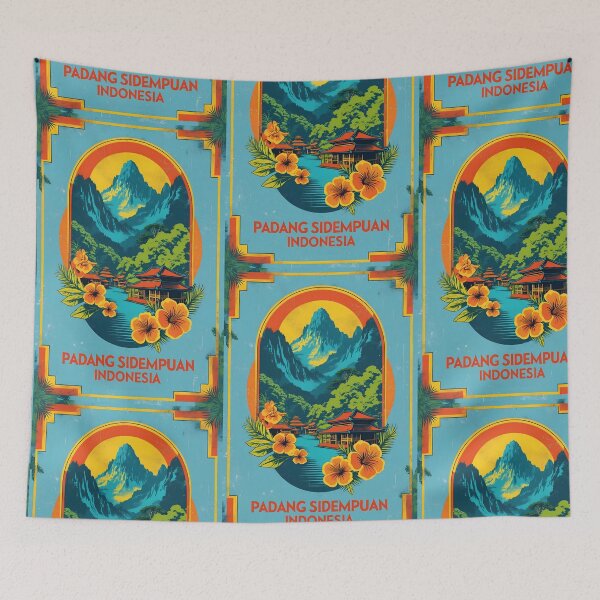 Item preview, Padang Sidempuan Indonesia Vintage Travel Tourism designed and sold by TravelersGems.