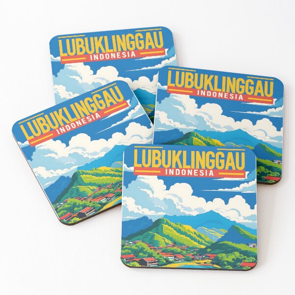 Item preview, Lubuklinggau Indonesia Vintage Travel Tourism designed and sold by TravelersGems.