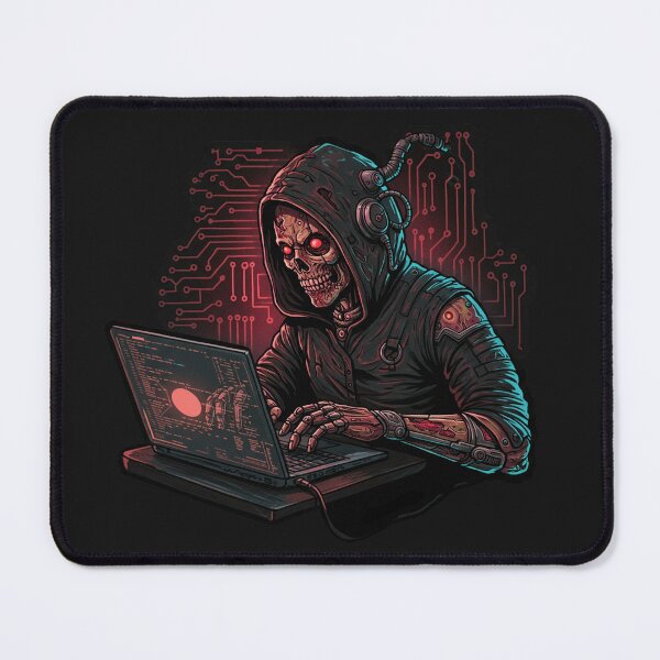 Item preview, NecroPunk CyberSecurity Pro - Red Death designed and sold by mukraker.