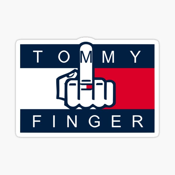 Item preview, Tommy Finger – Bold Parody Logo designed and sold by TurboTrac.