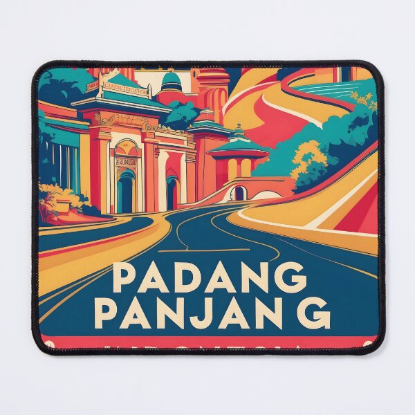 Item preview, Padang Panjang Indonesia Vintage Travel Tourism designed and sold by TravelersGems.