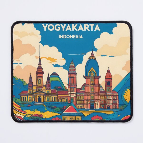 Item preview, Yogyakarta Indonesia Vintage Travel Tourism designed and sold by TravelersGems.