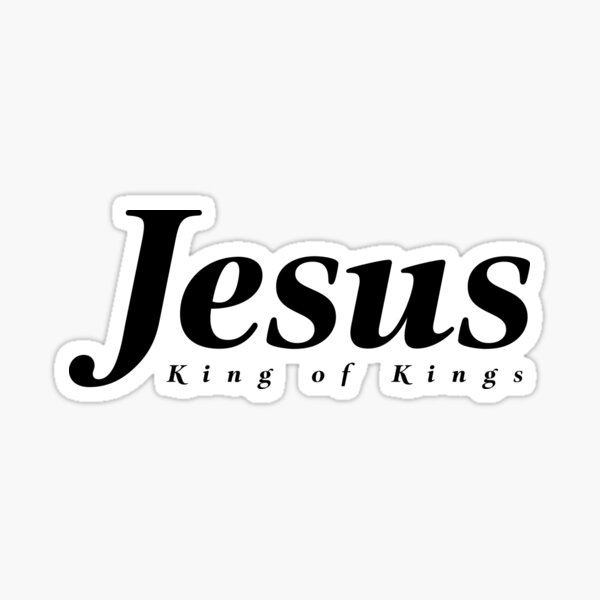 Artikel-Vorschau von Jesus, König der Könige - Schwarz, designt und verkauft von GospelLeague.