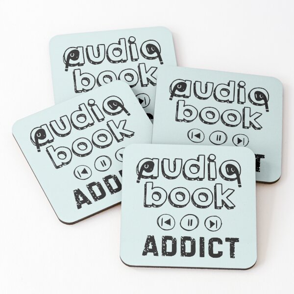 Item preview, Audiobook addict  designed and sold by FatBirdie.