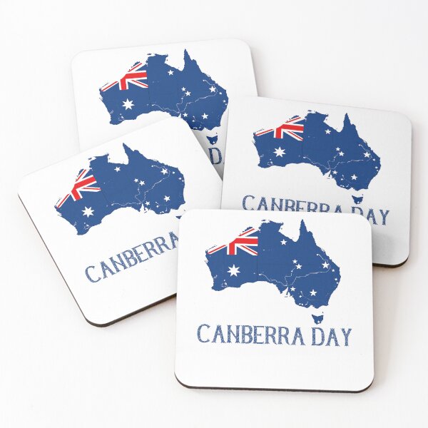 Item preview, Canberra Day Australia Map Flag - Canberra Is Calling - Australian Proud  designed and sold by Smix Pixels.