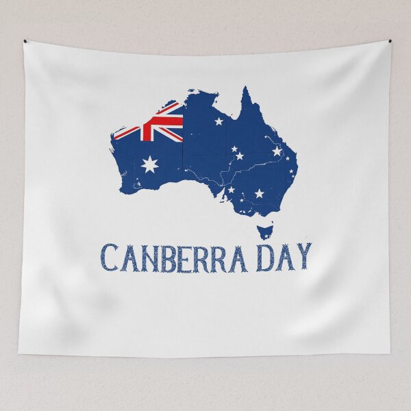 Item preview, Canberra Day Australia Map Flag - Canberra Is Calling - Australian Proud  designed and sold by Smix Pixels.