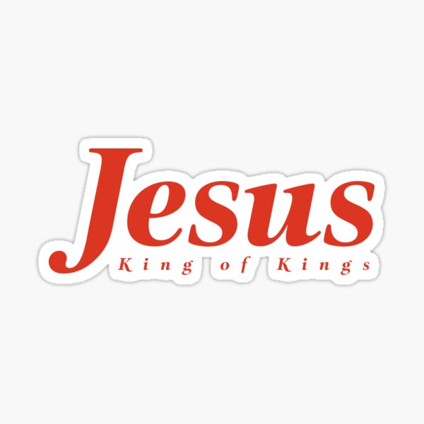Artikel-Vorschau von Jesus, König der Könige - Rot, designt und verkauft von GospelLeague.