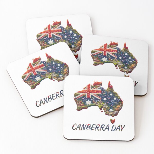 Item preview, Canberra Day Australia Map Flag - Canberra Is Calling - Australian Proud  designed and sold by Smix Pixels.