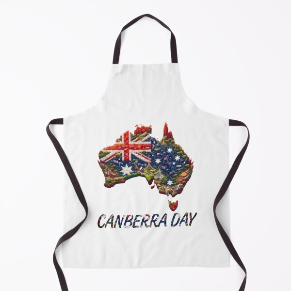 Item preview, Canberra Day Australia Map Flag - Canberra Is Calling - Australian Proud designed and sold by Smix Pixels.