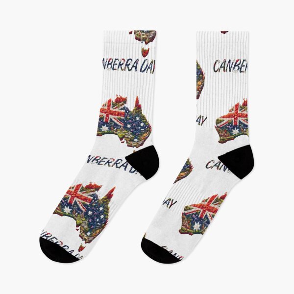 Item preview, Canberra Day Australia Map Flag - Canberra Is Calling - Australian Proud  designed and sold by Smix Pixels.