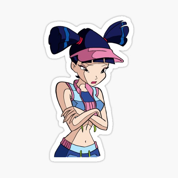 Item preview, Winx Club Musa Sassy Drawing Sticker designed and sold by piacore.