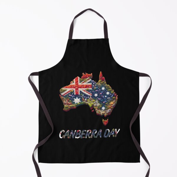 Item preview, Canberra Day Australia Map Flag - Canberra Is Calling - Australian Proud designed and sold by Smix Pixels.