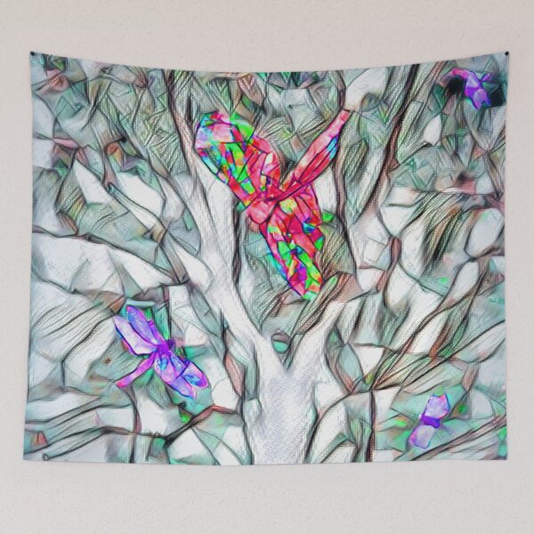 Item preview, New Blue Citadel for Dragonflies designed and sold by RiverDeeDesigns.