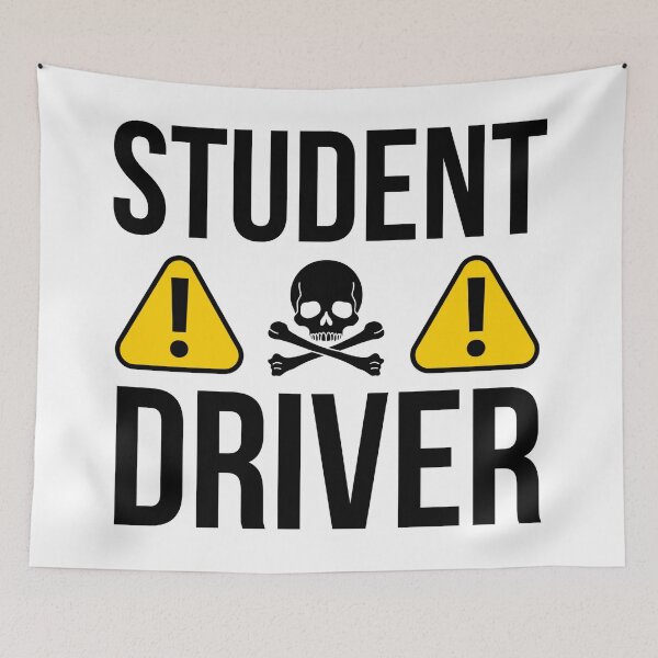 Item preview, Student driver humorous design  designed and sold by Rachel the Artist .