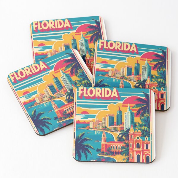 Item preview, Florida Cuba Vintage Travel Tourism designed and sold by TravelersGems.