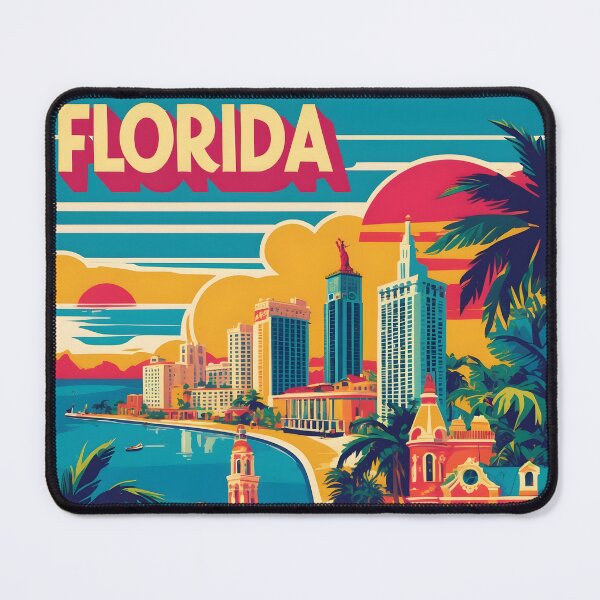 Item preview, Florida Cuba Vintage Travel Tourism designed and sold by TravelersGems.