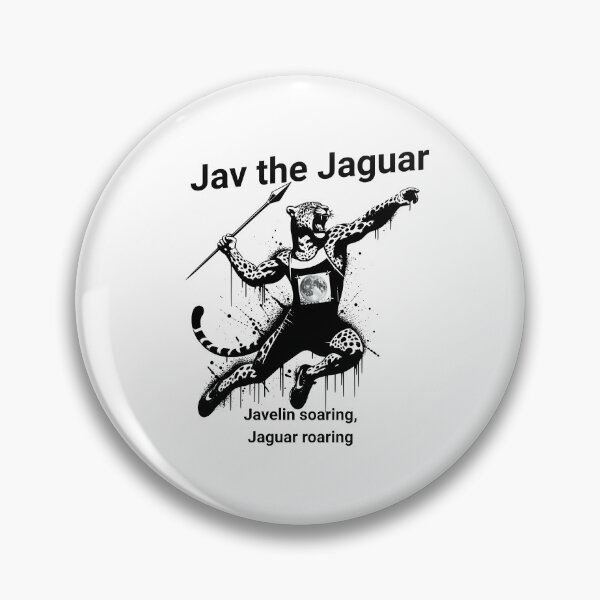Item preview, Jav the javelin throwing jaguar designed and sold by MTeesGA.