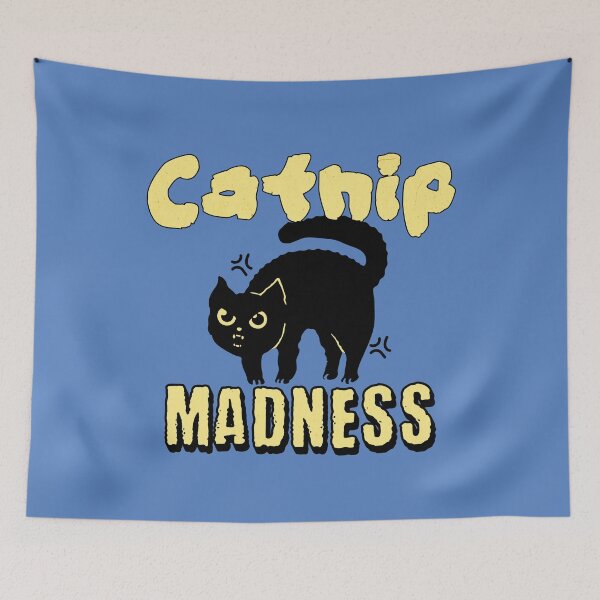 Item preview, Angry Black Cat, Catnip Madness designed and sold by Mariana Piana.